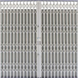 Cửa kéo công nghệ Đức TX07 đồng bộ màu ghi sần