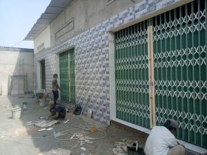 cửa kéo Đức có lá