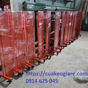 Hàng rào xếp gọn có bánh xe giá rẻ nhất