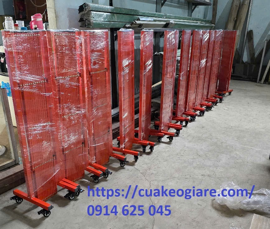 Hàng rào xếp gọn có bánh xe giá rẻ nhất