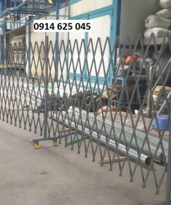 Rào xếp kéo tay có bánh xe, rào xếp chữ T