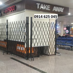 Công trình hàng rào di động sử dụng trong sân bay