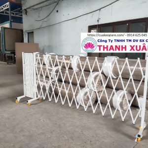 Cấu tạo hàng rào xếp gọn di động kéo tay