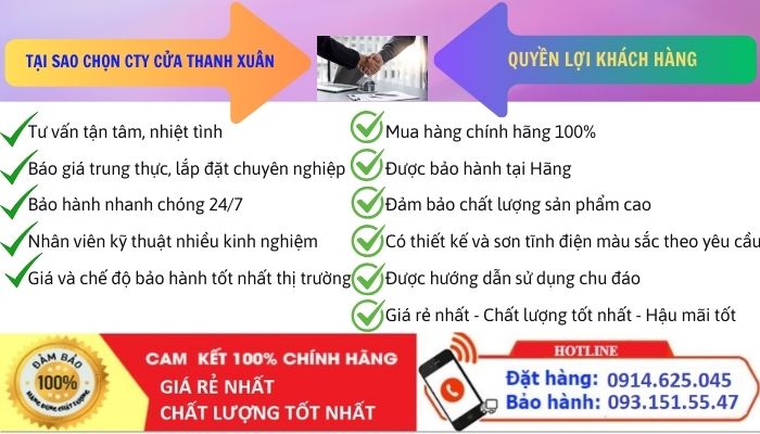 Cam kết của cty Thanh Xuân