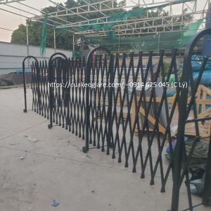 Hàng rào chữ U Hồ Chí Minh sơn tĩnh điện màu đen