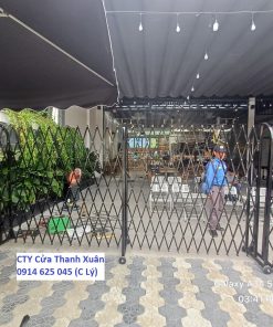 Thi công hàng rào sắt di động cho quán cà phê quận 7 Hồ Chí Minh