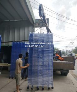 Cửa rào xếp gọn có bánh xe