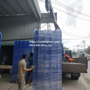 Vận chuyển giao Hàng rào xếp di động chữ U, sơn tĩnh điện màu xanh dương, cao 2.5m